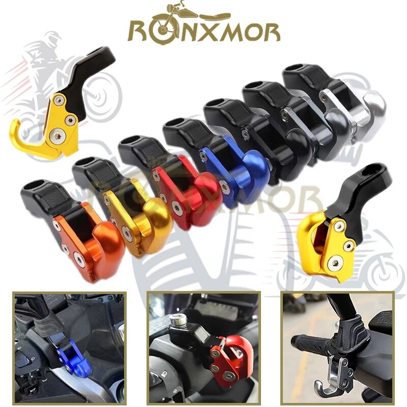 Ronxmor-オートバイのラゲッジバッグフック、Yamaha nmax用の爪ハンガー、オートバイのヘルメット収納フック、新しい、160、155、125