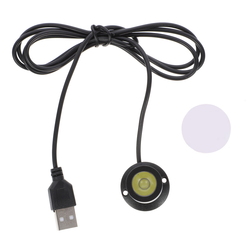 Escaparate de joyería de foco pequeño USB para exhibición debajo del gabinete, LED alimentado por USB para interiores