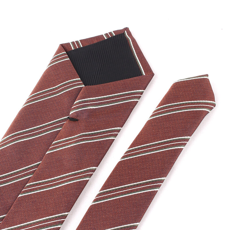 Nowe żakardowe krawaty męskie garnitury męski krawat na szyję na ślub krawat w paski dla drużbów modne krawaty w paski dla kobiet mężczyzn