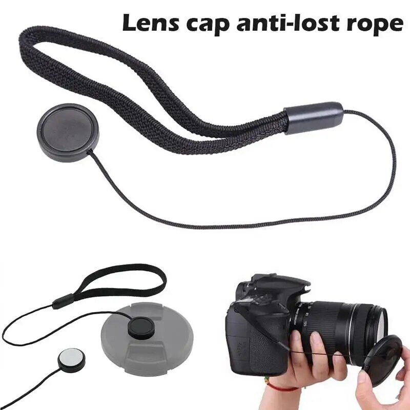 Universal Len Holder Anti-lost String Leash Rope ForCanon For Nikon For Sony SLR DSLR Digital Film Camera Accessories