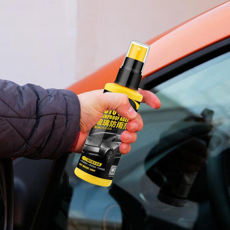 Glass Defogger Spray For Car Glass Cleaner Spray 120ml Instant Long Lasting Anti Fog Car Window Spray For Auto's Windows &