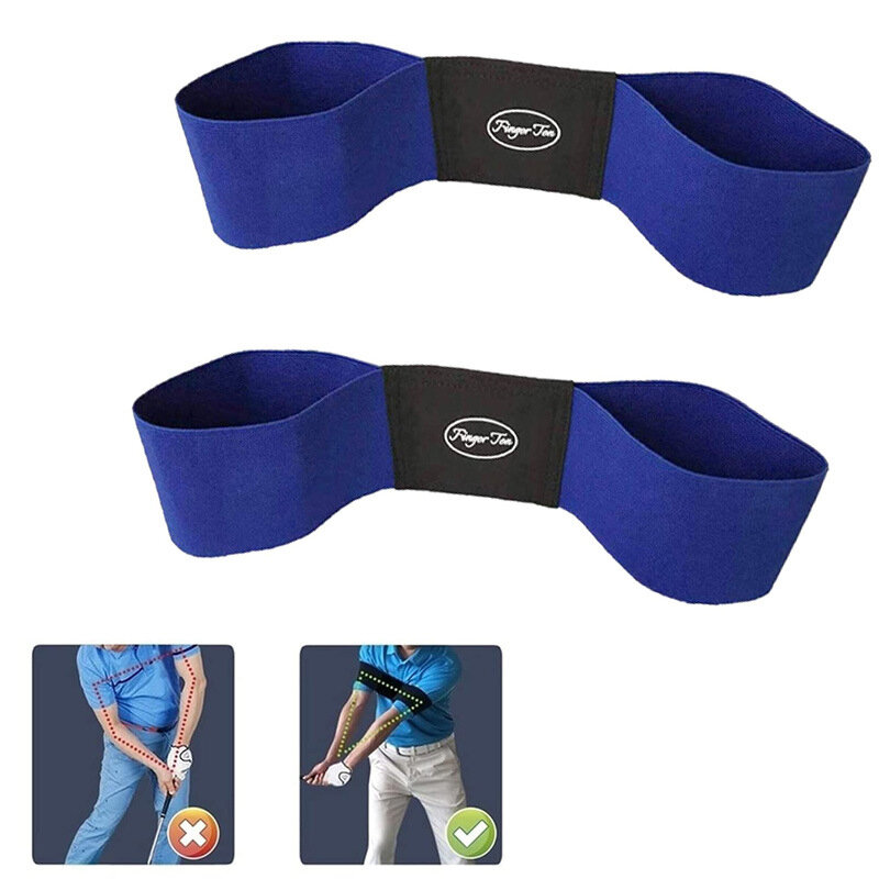 Vendita calda professionale elastico Golf Swing Trainer fascia per braccio cintura allineamento dei gesti aiuto per l'allenamento per la guida pratica
