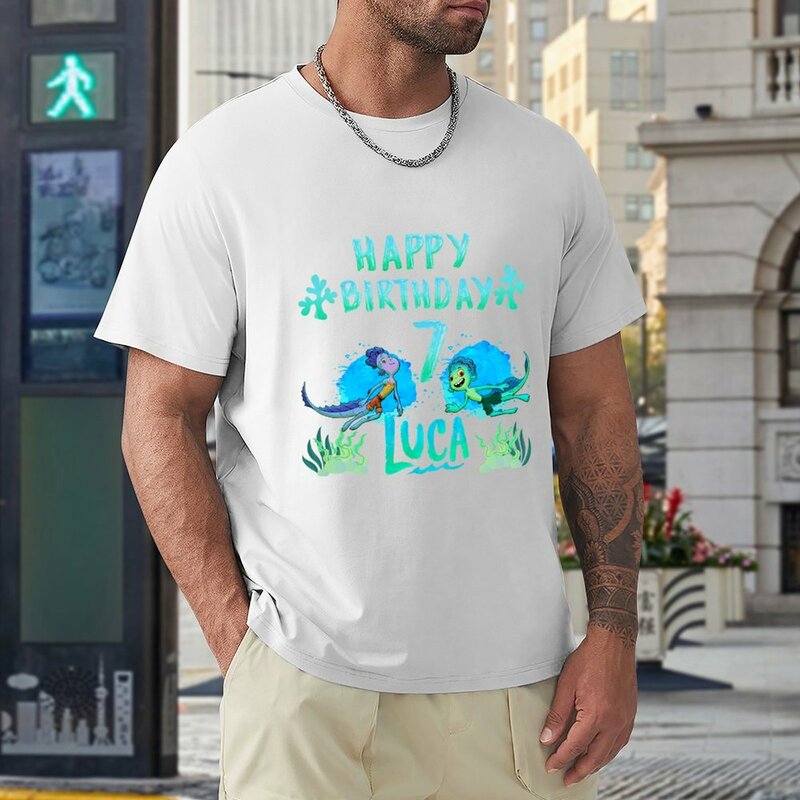 T-Shirt Silays o Bruno Happy Birthday 7 pour hommes, pack de vêtements, médicaments