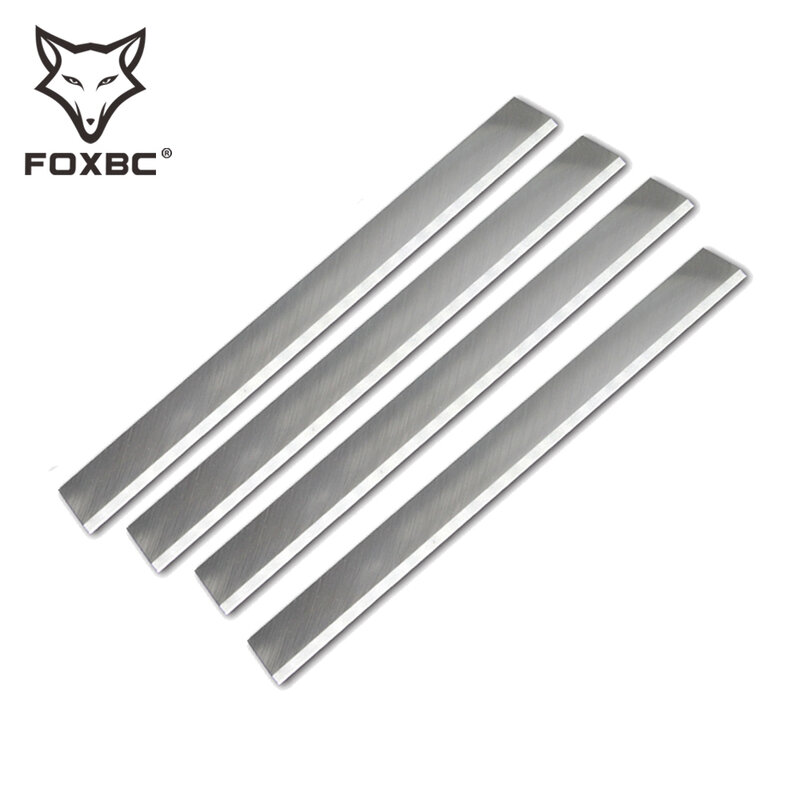FOXBC 205 mm x 17 mm x 2.5mm 대패 블레이드 65800002 PROMA HP-200C 4 개 세트