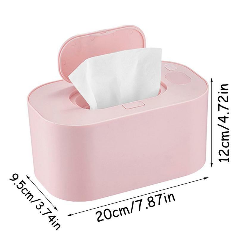 Baby Wipe Warmer USB Tissue Heating Box Dispenser Evenly Overall Heating Diaper Wipe Warmers Suitable For 80 Padded Wipes