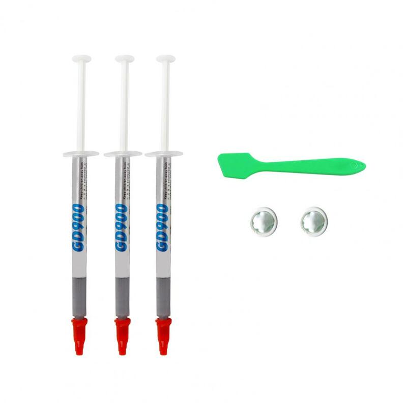 ​3Pcs GD900 Thermal Paste Effective Low Consistency Compound CPU 4.8WM-K Cooling Grease for Motherboard Accessories