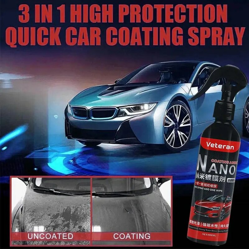 Спрей для удаления царапин D3J8, нано-спрей для ремонта автомобиля, керамическое покрытие