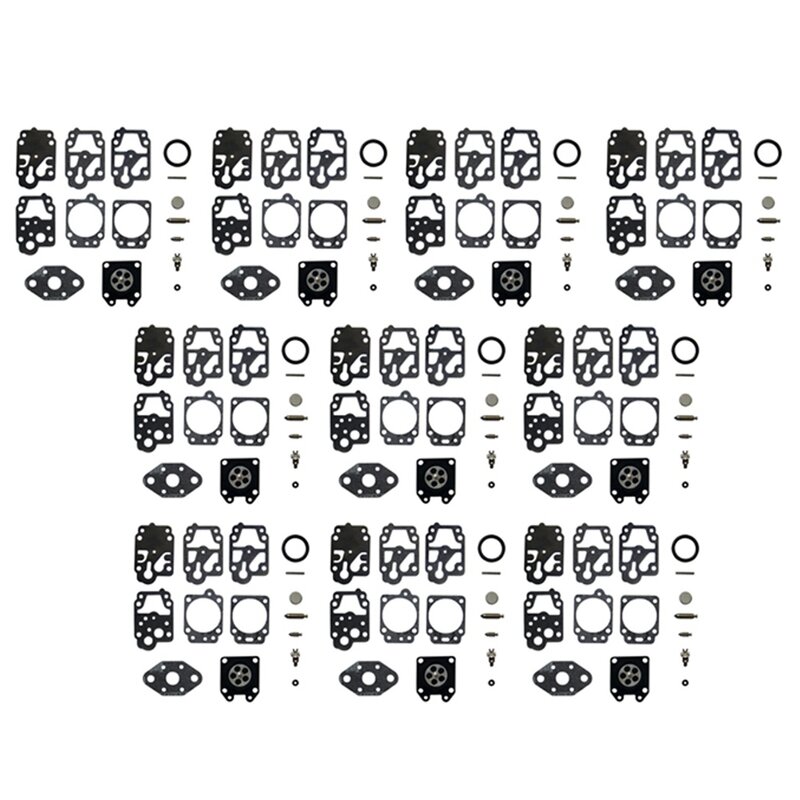 Kit de Reconstrução Carburador para Walbro K20-WYL, Ryobi, Stihl, Echo, BE01, LE230, WYL-240-1, WYL-242-1, 10 Set