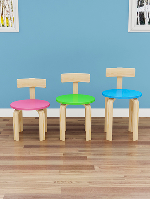 Kindergarten children's backrest chairs in multiple colors Purchase notes Color height