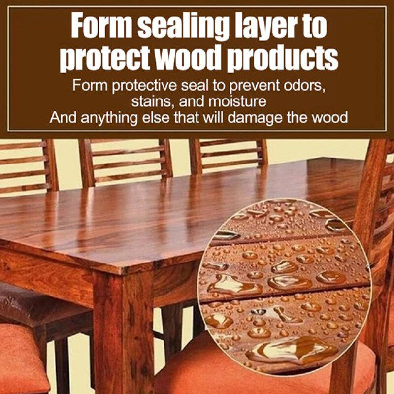 Réparation sûre et efficace des rayures du bois, avertir pour tous les types de surfaces en bois