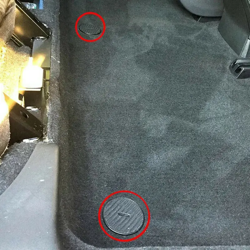Tapetes de carro com clipes de fixação confiáveis, proteja o seu para BMW e Mini Car, Parte #07149166609, 2 Set