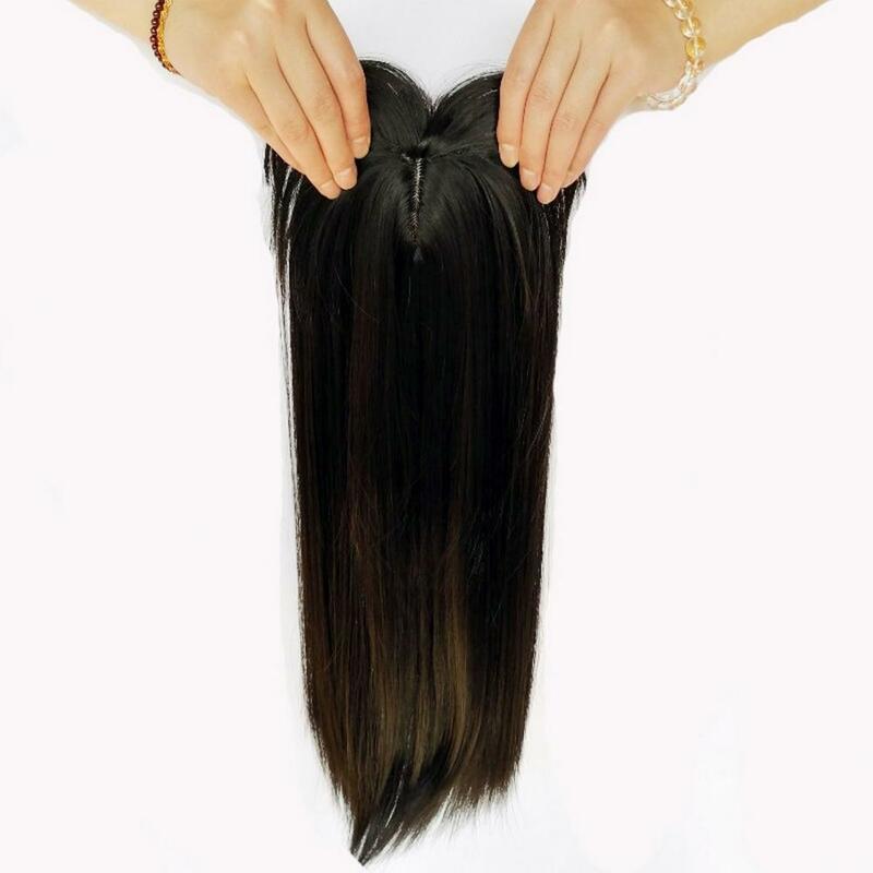 Peruca de cabelo humano curto para mulheres, fibra de alta temperatura, Lady Natural Wigs, 1 pc