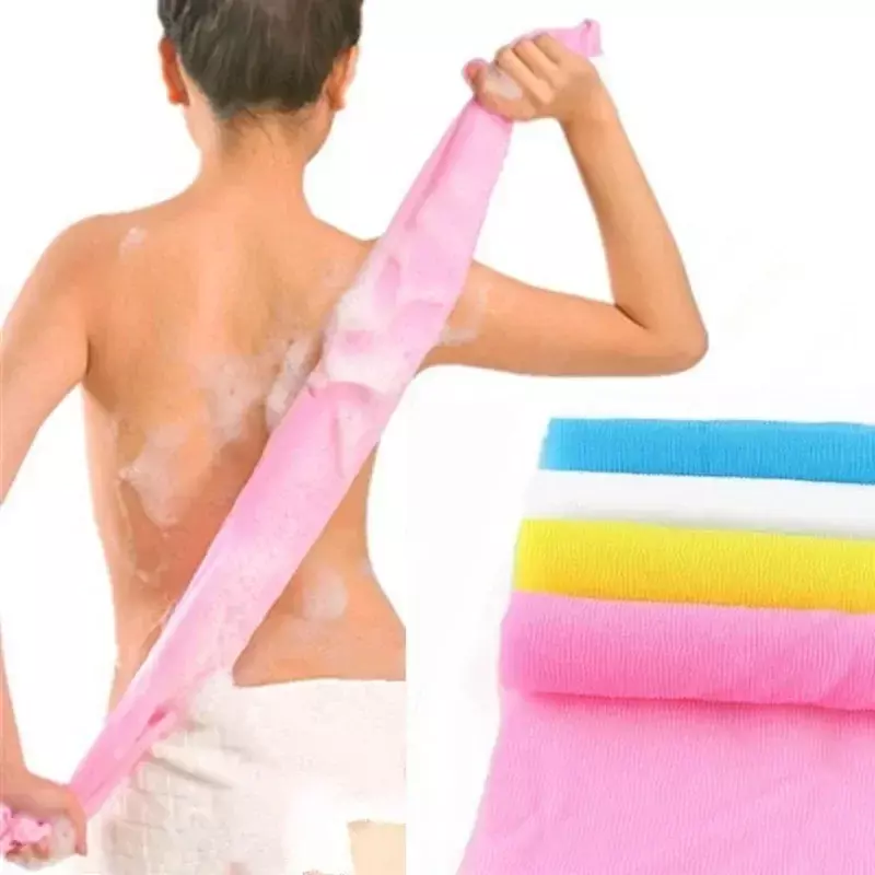 Nieuwe Schoonheid Huid Exfoliërende Doek Washandje Japanse Body Wash Handdoek Nylon Badhanddoek Huid Polijsten Handdoek Body Back Scrubber