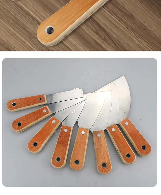 Шпатлевка из нержавеющей стали, нож для рисования, лопатка, наполнение, скребок для обоев, шпатель для чистки, строительный инструмент