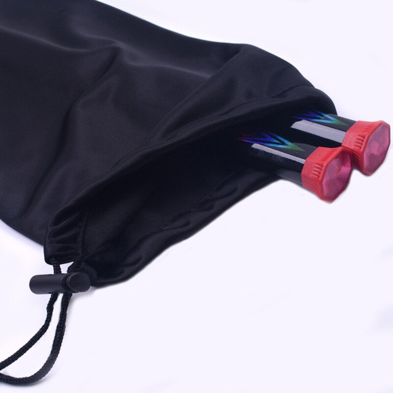 ファッションバドミントンラケットカバーケースラケット保護スリーブバッグ巾着 448D