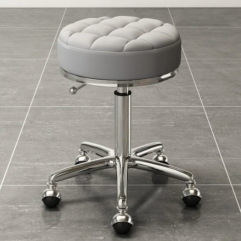 Salon Furniture Hairdressing Stool Barber Shop Chairs Stylis Tattoo Chair Liftable Work Chair Rotatable Beauty Nail Pulley Chair