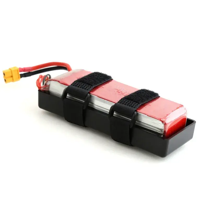 Kunststoff Batterie kasten Fach halter Fall Aufbewahrung sbox für 1/10 1/8 Kompatibilität RC Crawler Auto Modell Upgrade Teile