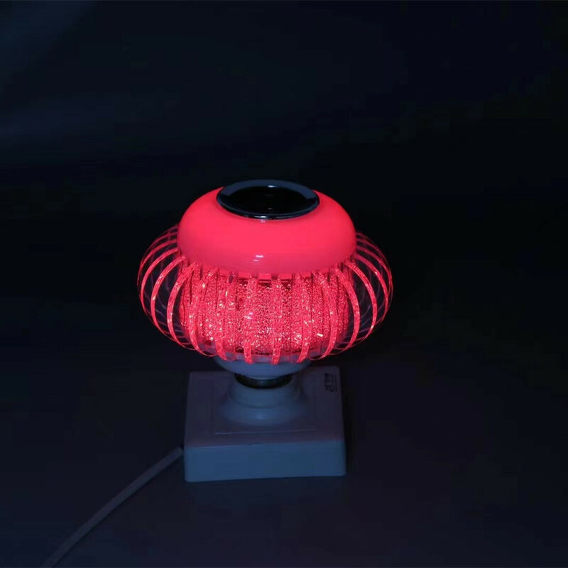 Lampu bohlam musik kristal lentera Led, lampu RGB nirkabel Bluetooth dengan kendali jarak jauh Multifungsi, lampu Led desain baru 15W E27