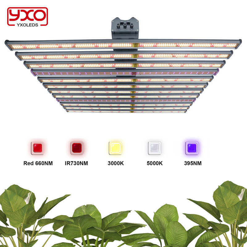1060W Sam-sung LM281B LED Grow light Bar UV IR Turn on/off Hydroponics Lamp For Plants Grow Tent Greenhouse Veg Bloom