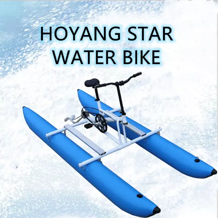 Bicicleta inflável água com pedal barcos, equipamentos esportivos para venda