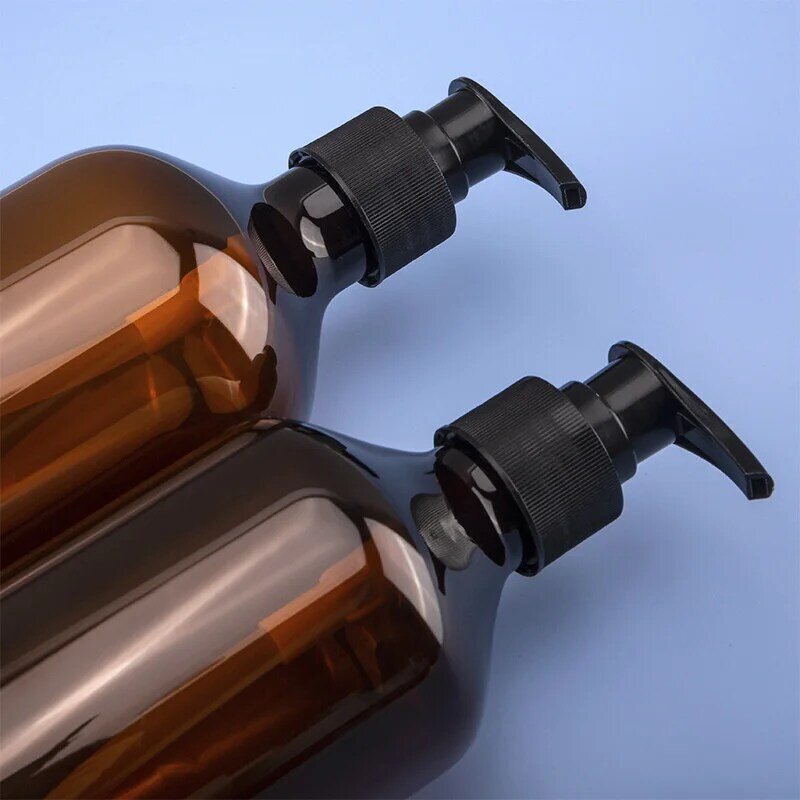 100/150/200/300/400/500ml butelki wielokrotnego napełniania szampon pojemnik plastikowy płynny szampon żel pod prysznic butelki do kąpieli w domu