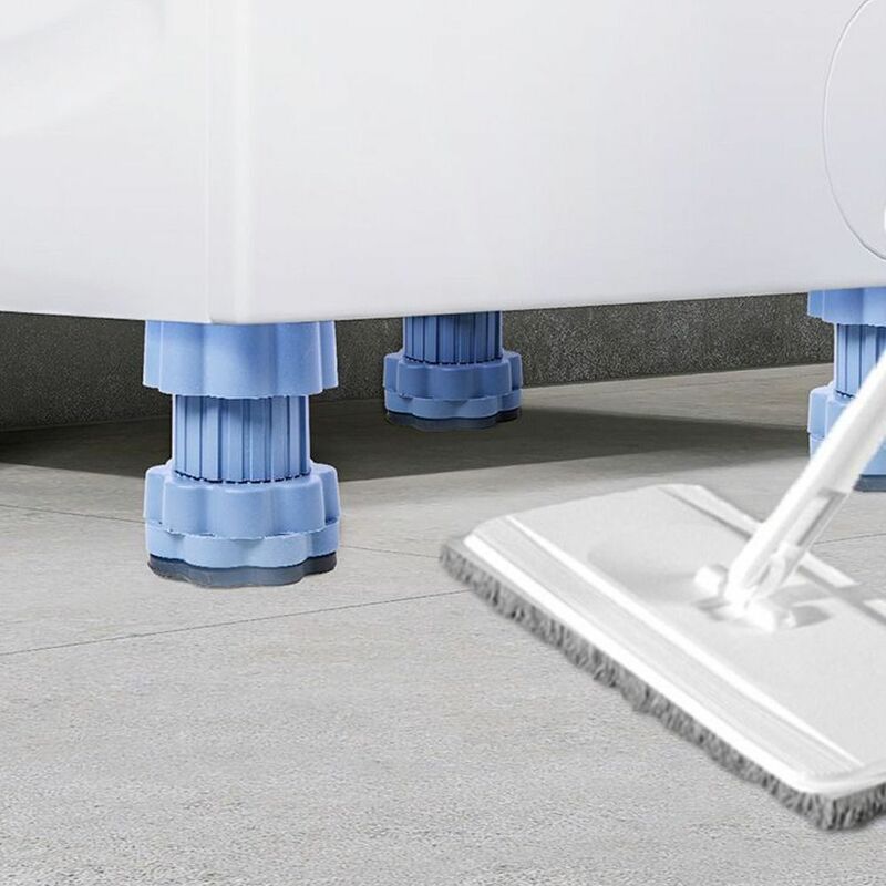 1/4 pz altezza di sollevamento lavatrice Pad antiurto regolabile in altezza antiscivolo ammortizzatori in gomma universale