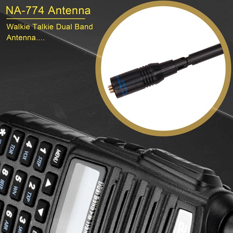 Vhf uhf nagoya NA-774 SMA-F teleskop dual band antenne für baofeng tragbare radio UV-5R UV-5RE plus UV-82 GT-3 walkie talkie