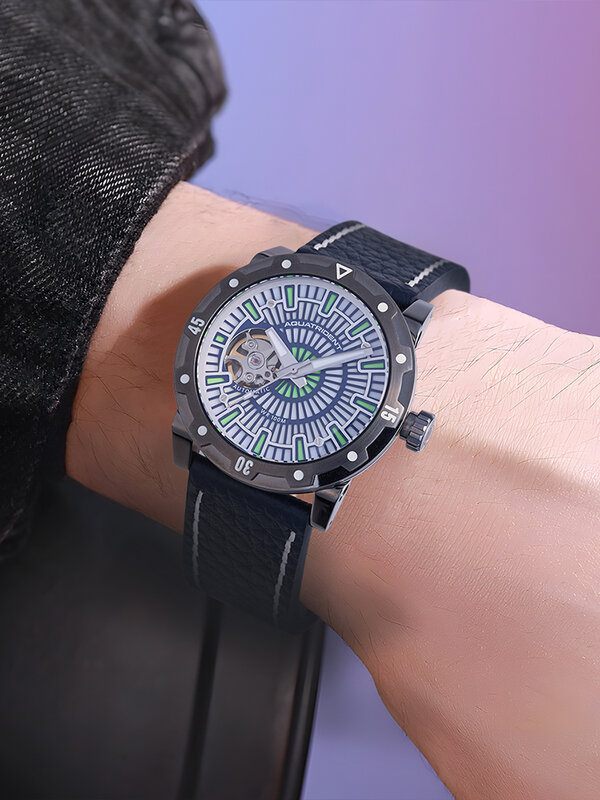 Aquatident 40MM orologio per il tempo libero da uomo di lusso NH38 meccanico automatico impermeabile 100 metri luminoso orologio impermeabile regalo da uomo