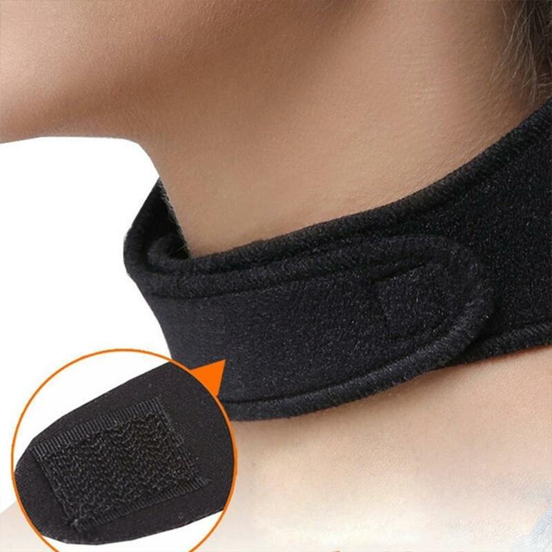 Турмалиновый самонагревающийся магнитный терапевтический шейный бандаж для шеи, ремешок для здоровья, рельефный шейный защитный уход за позвонками, боль H1G3