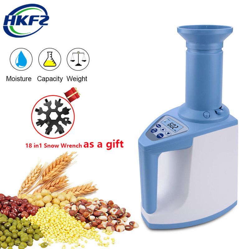 Misuratore di umidità del grano analizzatore di umidità mais riso Tester di umidità del grano rilevatore di umidità dell'umidità del grano ad alta precisione LDS-1G
