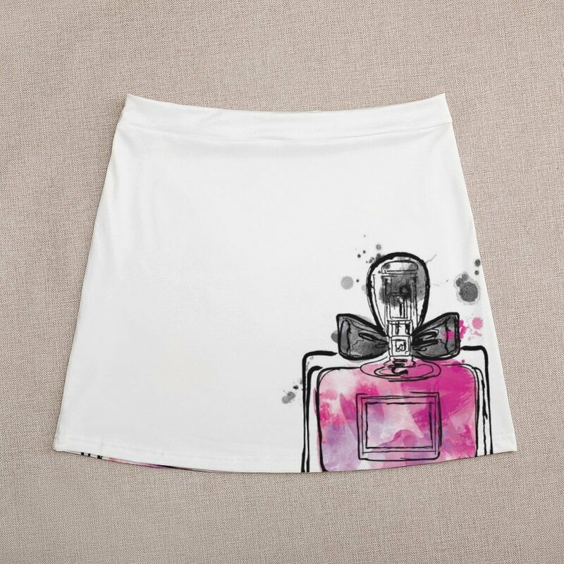 Я предпочитаю парфюмерную мини-юбку, Женская атласная юбка