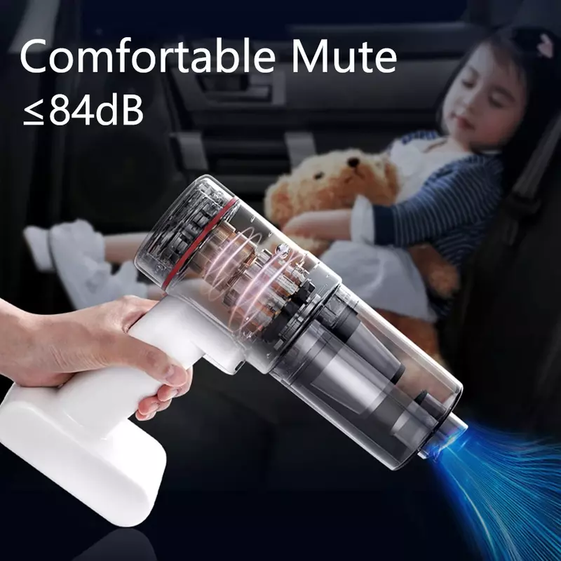 Xiaomi 95000Pa kabelloser Handstaubsauger für das Auto, großer Saug- und kabelloser tragbarer Reinigungsroboter für den Heimstaubsauger