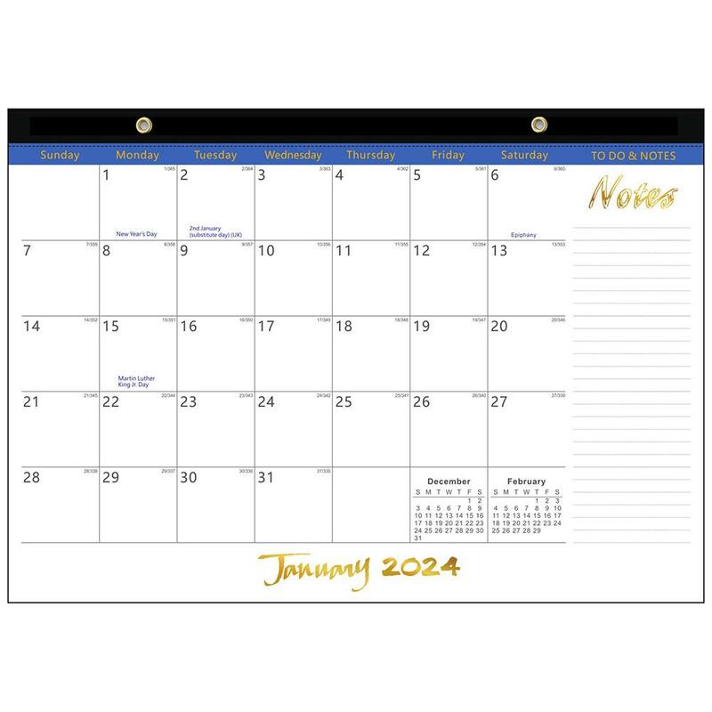 Tisch kalender 2020-2021 Wandbehang Kalender großer wöchentlicher monatlicher Jahres planer Schreibtisch Zeitplan für Liste Agenda Veranstalter