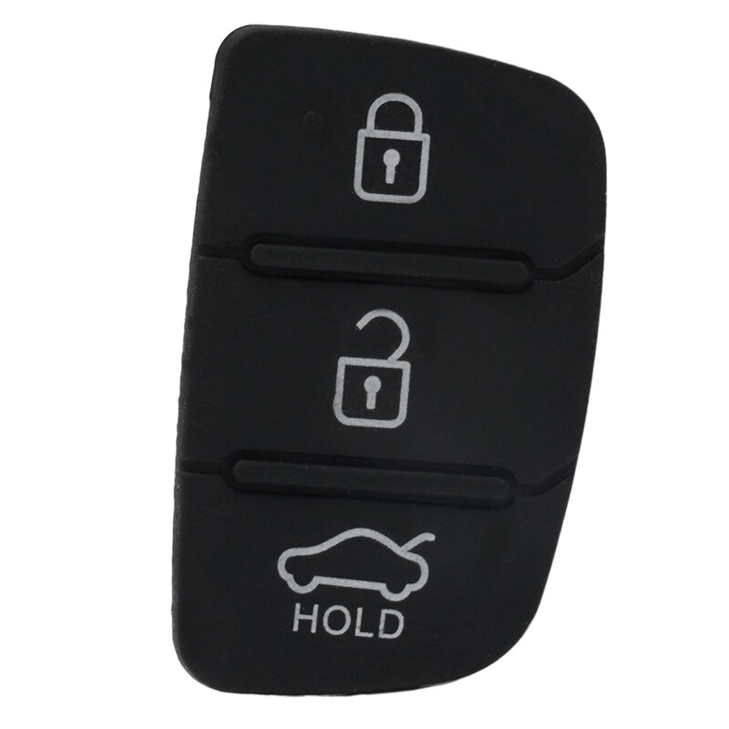 Brand New Cleaning By Water Key Pad Key Shell 1pc Easy Installation No Problem Rubber Pad Remote For Hyundai Tucson 2012-2019
