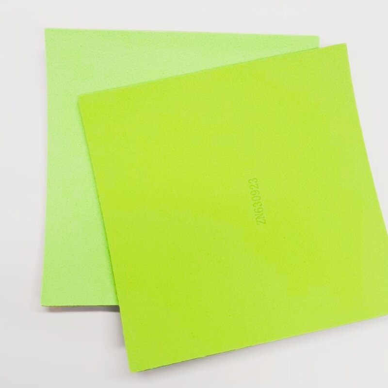 KOKUTAKU-Feuille de caoutchouc vert pour tennis de table, éponge spéciale, grands trous d'air, infini, 2.1mm, super collant, ping-pong, film