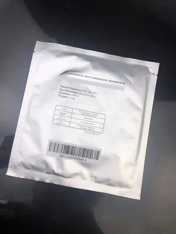 Membran Anti beku Pad ETG3-150 Cryolipolysis antibeku dengan MSDS untuk mesin Cryolipolysis