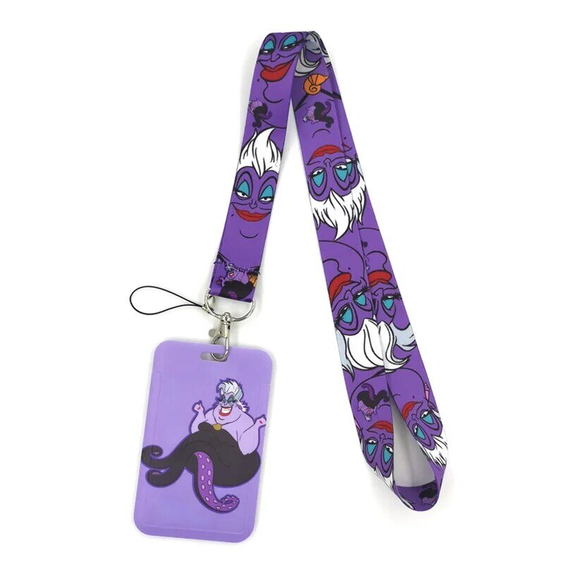 Ursula Key lanyard Car KeyChain ID Card Pass Gym Mobile Phone Badge Kids Key Ring Holder Jewelry Decorations
