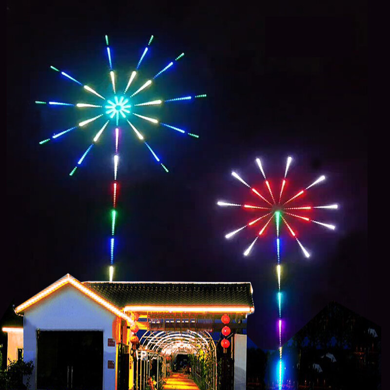 5V Led Vuurwerk Lichten Buiten Bruiloft Achtergrond Podium Kerst Motief Verlichting Decoraties