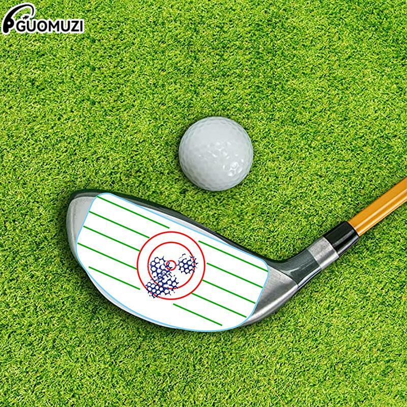 7 in1 Golf Club Impact Target Label Tape Sticker Practice per Iron Woods Wedge Club Test Paper accessori per l'allenamento