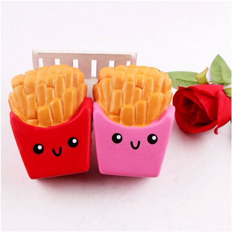 French Fries Scented Slow Rising Stress Relief Squeeze Hand Toy Kids Gift