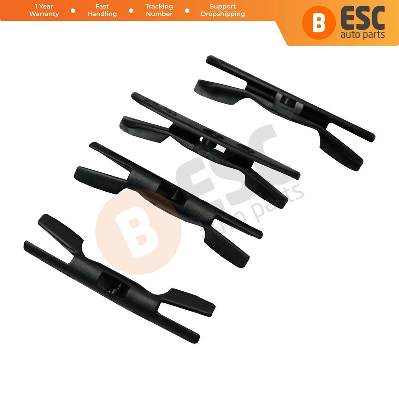 ESC ECF5026 4 Pieces Window Holder Clips For Renault 7700838242 Made in Turkey Fast Shipping