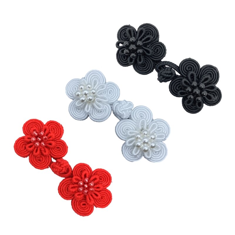 Chinese Closure Buttons for DIY Enthusiasts Cheongsam Accessories Sew On Sewing Buttons Fasteners for DIY Sewing