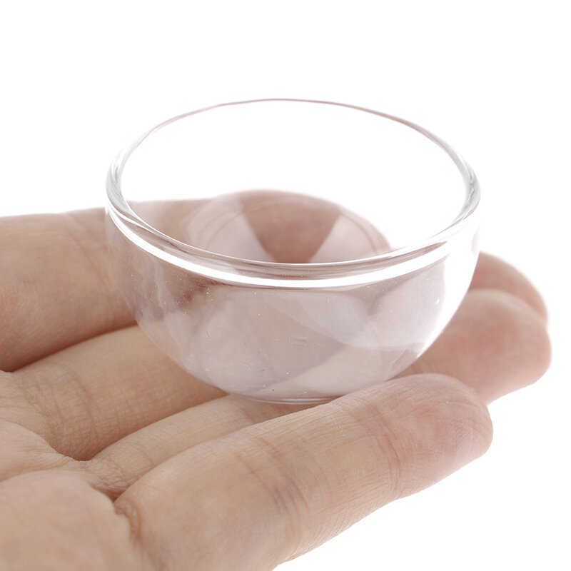 ของเล่นแก้ว DIY อุปกรณ์เสริมสำหรับเด็กทารกชามสลัดผลไม้ขนาดเล็ก1:12สำหรับห้องครัวตุ๊กตา