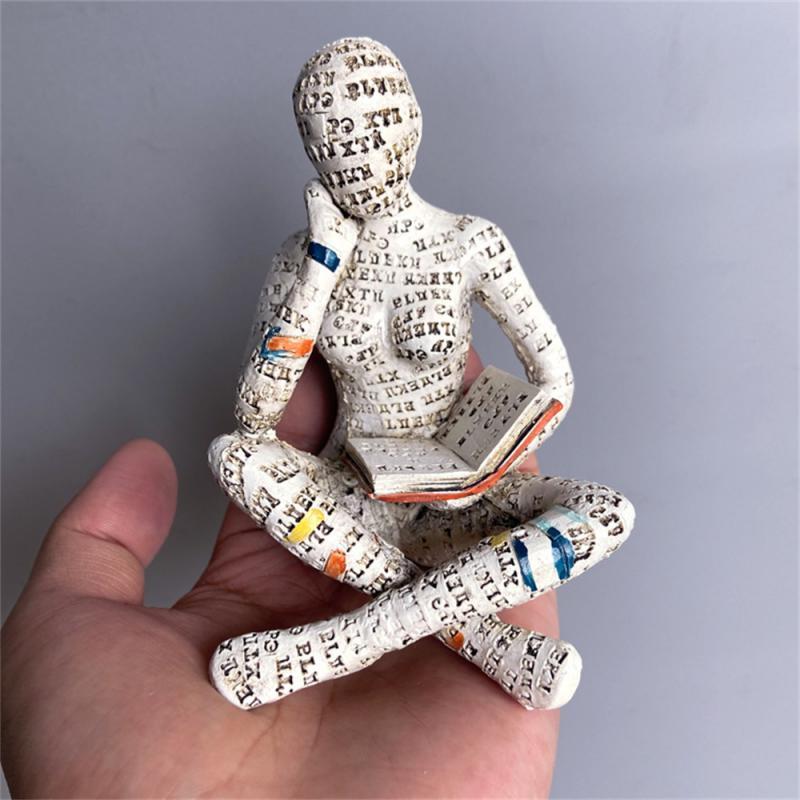 Humanoid sculptures & figurines Home Decoration statues and statues Mummy Figure Sculpture Living Room Decor Office Ornaments