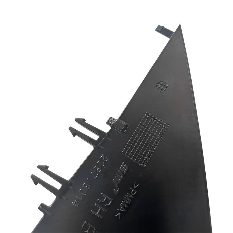 ForTesla-Espejo Exterior triangular Modelo 3/Y, Panel embellecedor Original, pintura negra, 2287,3013, 2287,3014, 8202209, 8202109