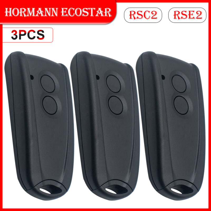 HORMANN ECOSTAR-Transmissor De Controle Remoto De Garagem, Código De Rolamento, Controlador De Comando, RSC2, RSE2, RSC2-433, RSE2-433, 433.92MHz, 1-3Pcs