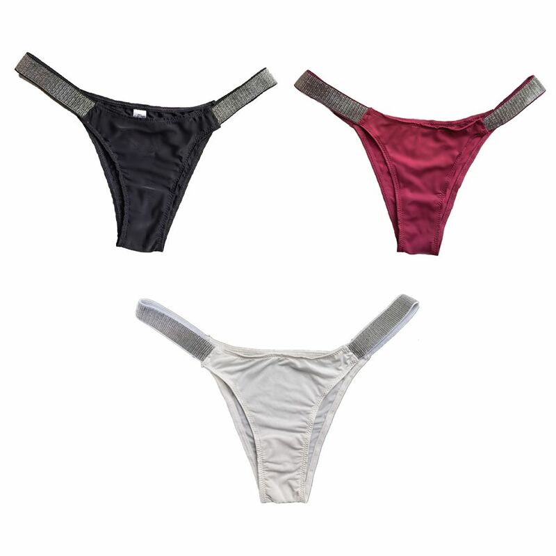 Underpants Sexy Cotton Crotch Thin Belt Half-Pack Hip Low Waist Thongs Female Panties Briefs Underwear