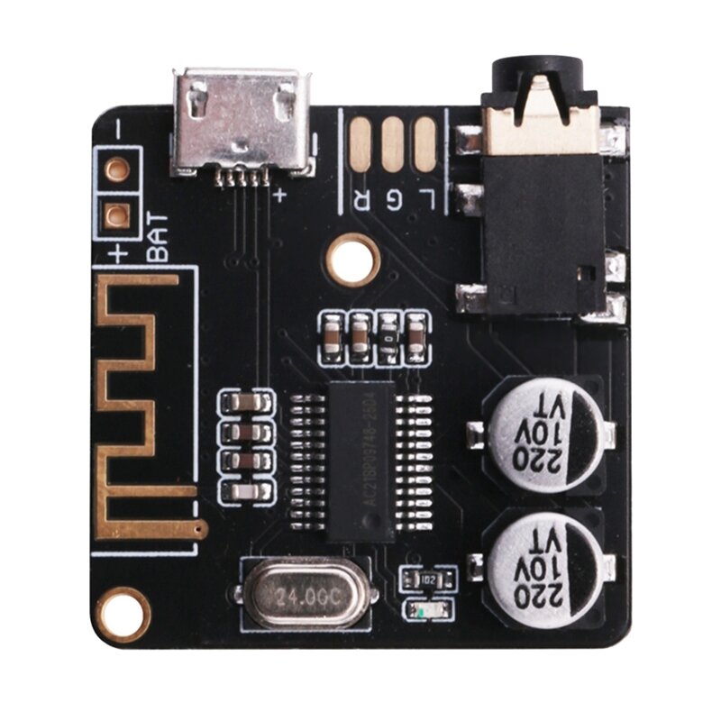 Bt5.0 módulo de áudio mp3 placa de decodificador de áudio bluetooth lossless carro alto-falante placa amplificador de áudio diy receptor de áudio