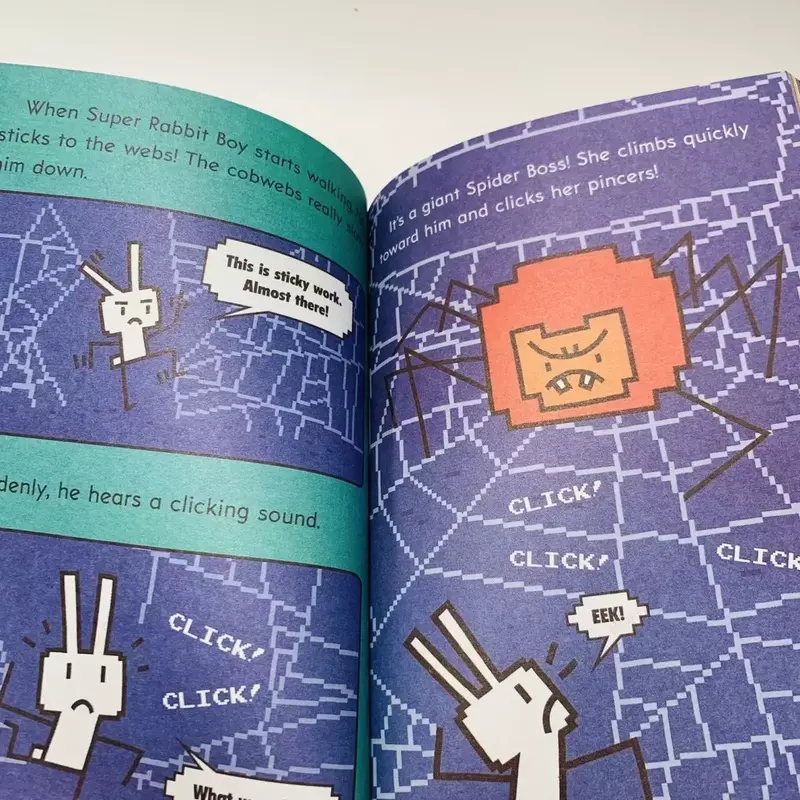 13 Books English Press Start Super Rabbit Boy Reading Edition Scholastic Branches Children Cartoon for Kid