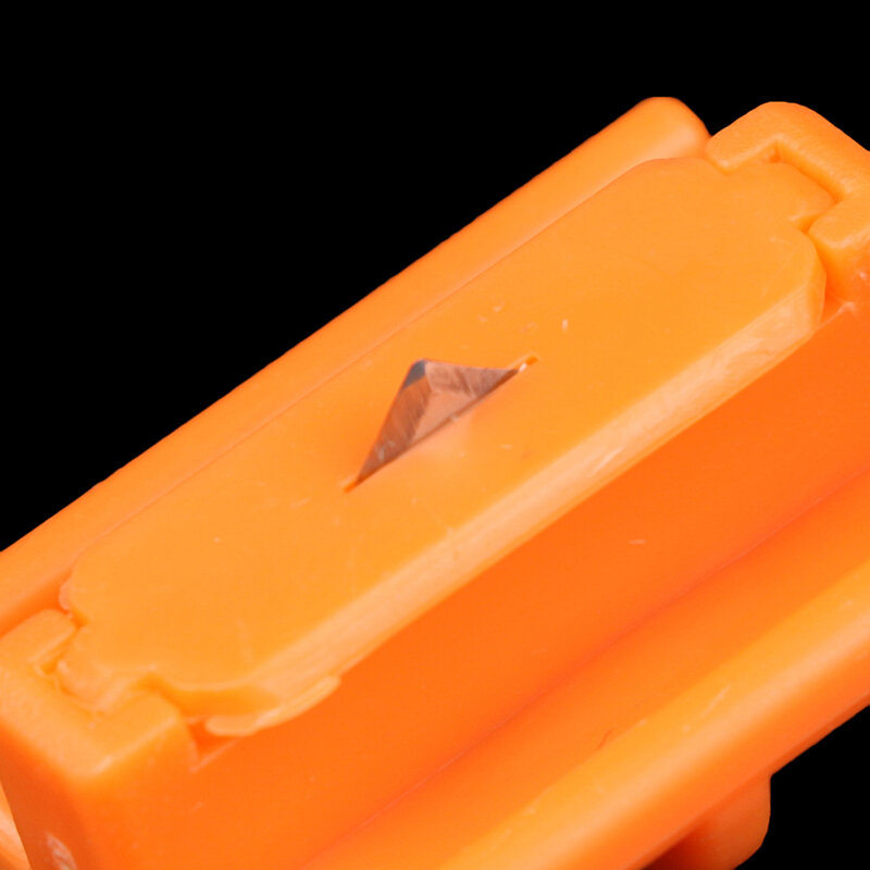 1 pz lame per il taglio della carta portatile tagliacarte tagliacarte lama coltello per cancelleria con protezione di sicurezza